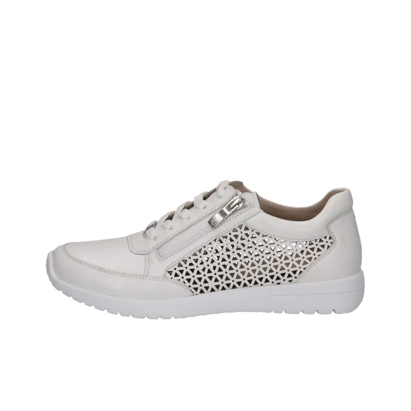 CAPRICE Peggy Anti-Slip Wear-Resistant Low-Top Casual Shoes Women's White-0