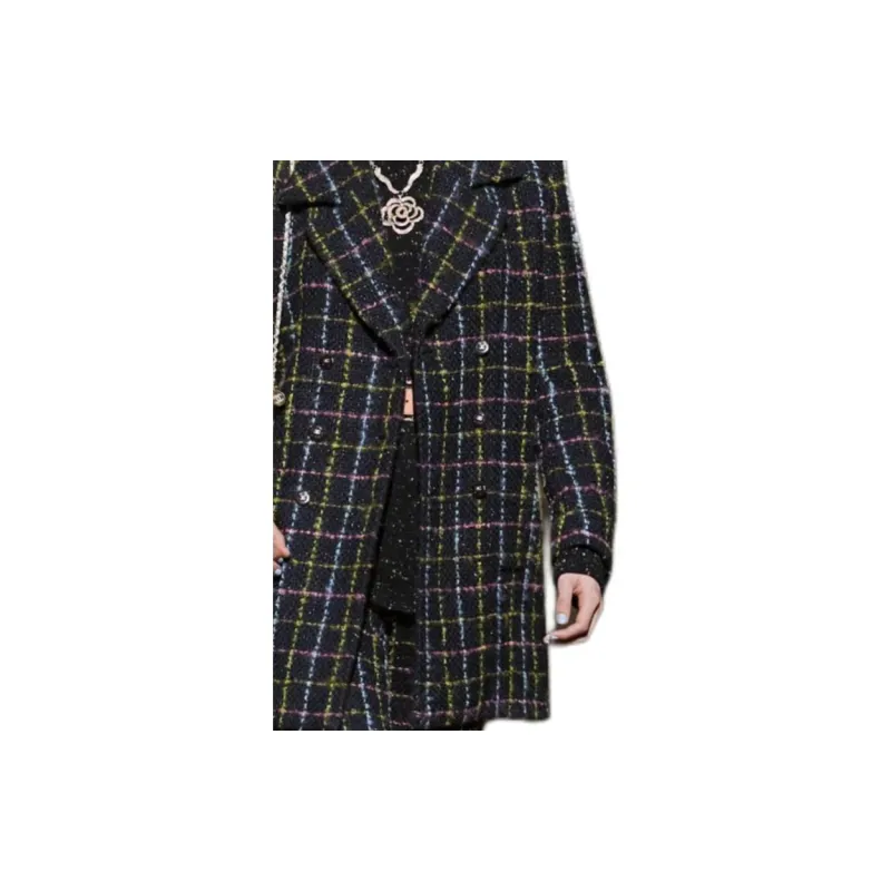 CHANEL 24 New Fall And Winter Arrivals Jackets Coats Women's Black-5
