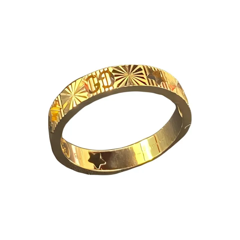 GUCCI 18kt Yellow Gold Icon Ring-2