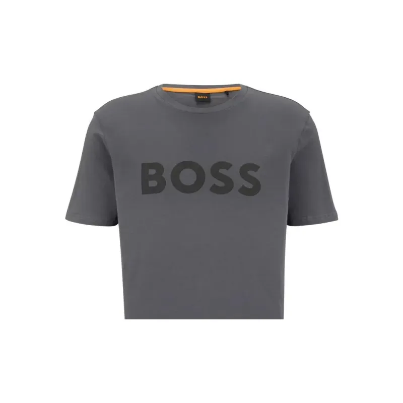 HUGO BOSS FW22 T Shirt Men's Charcoal Gray-3