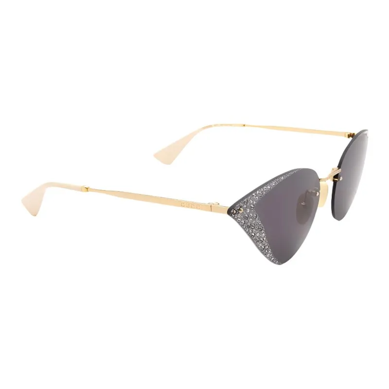 GUCCI Sunglasses Unisex Gold-1