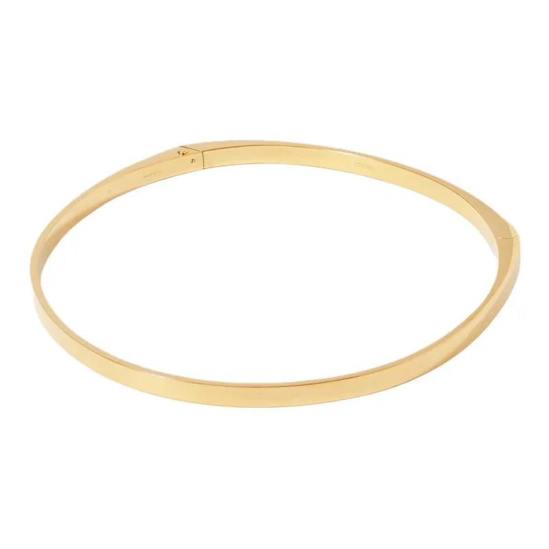 TOTEME Brass Coated Necklaces Unisex Gold-2