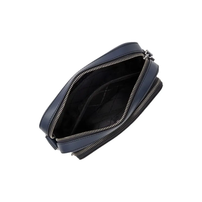 MICHAEL KORS COOPER Cow Leather Shoulder Bag, Crossbody Bag Men's Marine Blue-2
