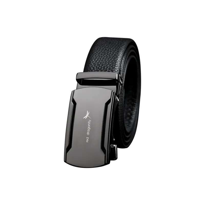 RED DRAGONFLY Cow Leather Belts Men's Width 3.5CM-0
