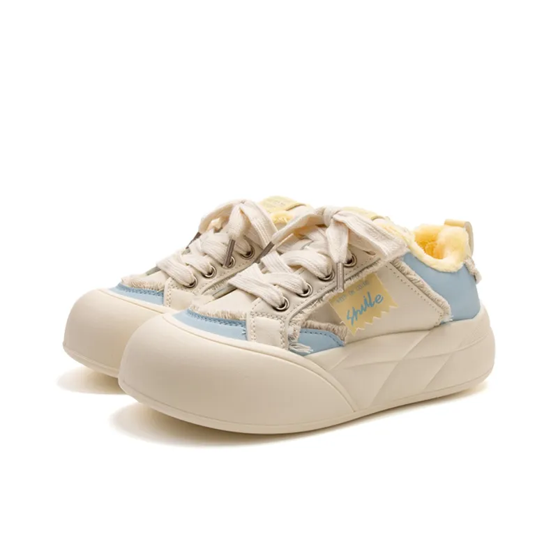 Dafu Leaps Forward Warm Water-Resistant And Wear-Resistant Low-Top Skateboard Shoes Women's-2