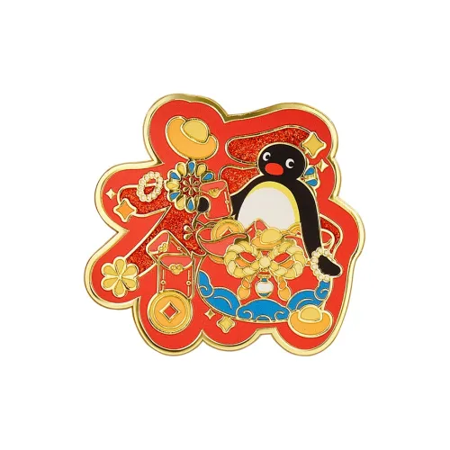 Gongtingbaobei Forbidden City Pingu Penguin Fu Character Anime / Games Fridge Magnets