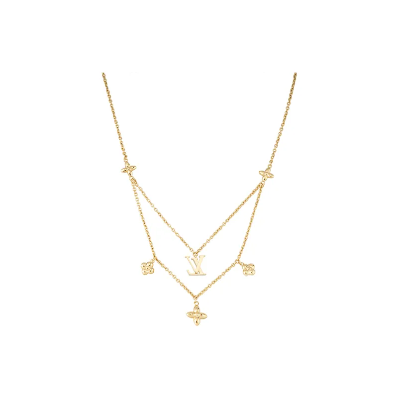 LOUIS VUITTON Lv Floragram Necklace-1