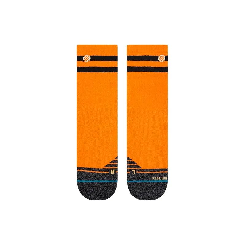 Stance Mid Calf Socks Unisex 1 Pack Orange-0