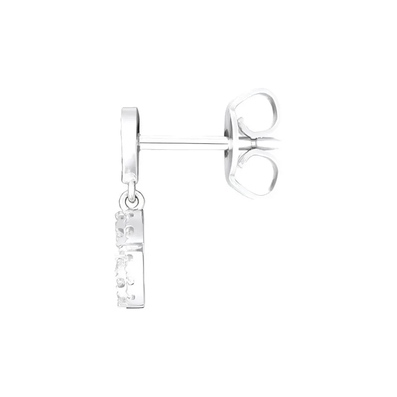 GUCCI GG Running Stud Earrings Women's Silver-1