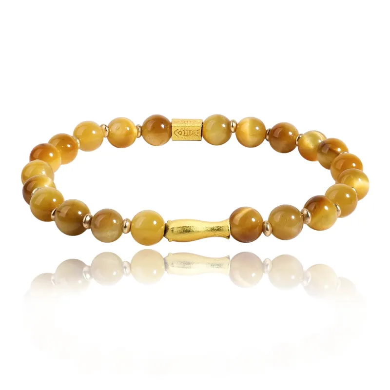 MAGICPOLE Tiger's Eye Stone Bracelets Unisex-0