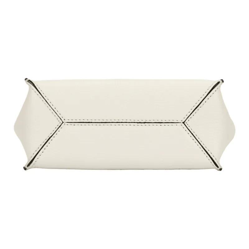 MICHAEL KORS Leather Handbag Shoulder Bag Crossbody Bag Small Size Women's Cream White-6
