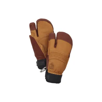 HESTRA Polyester Cow Leather Foam Sports Gloves Unisex Brown