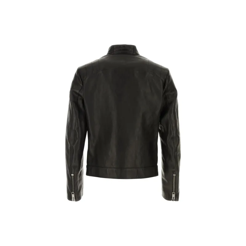 BALLY X Adrien Brody Zipped Biker Jacket-1