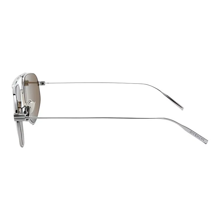 GIVENCHY Metal Aviator Sunglasses Unisex Silver-2