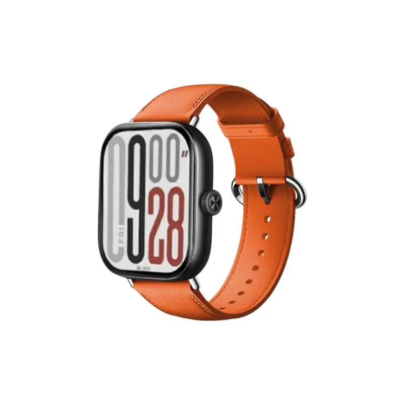 Mr. Strap Red Beige Compatibility Watch Band 205mm Leather-4