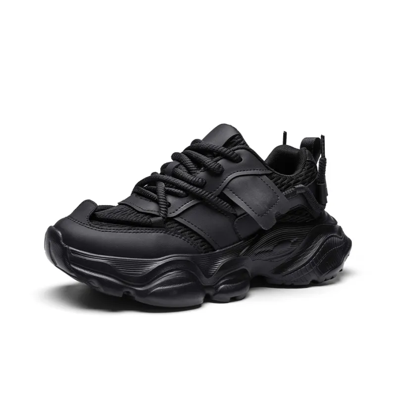 OFFER AITR Anti Slip And Wear Resistant Height Increasing Low Top Chunky Sneakers Men's-1
