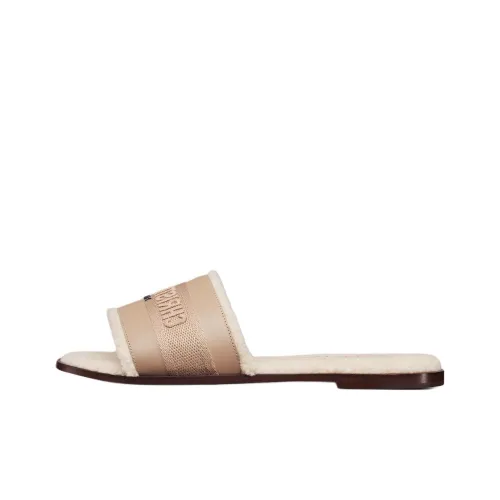 DIOR Dway Slide Slippers Women's Beige