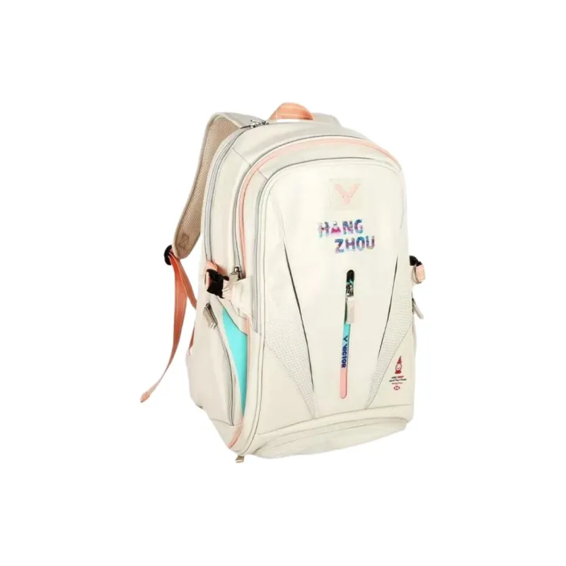 VICTOR Champion Series/Competition Series Badminton Racket Bags 6 Pcs Pack Shoulder Bag White Green Unisex-8