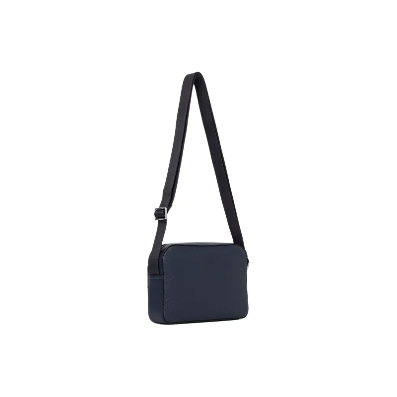 MICHAEL KORS COOPER Cow Leather Shoulder Bag, Crossbody Bag Men's Marine Blue-1