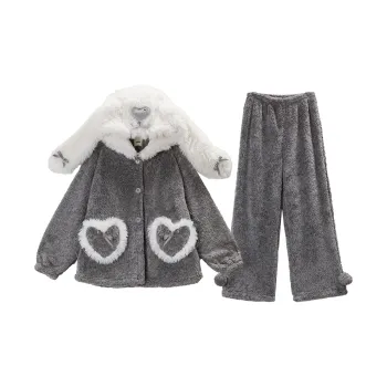 YSO Pajama Set Women's Light Heather Gray