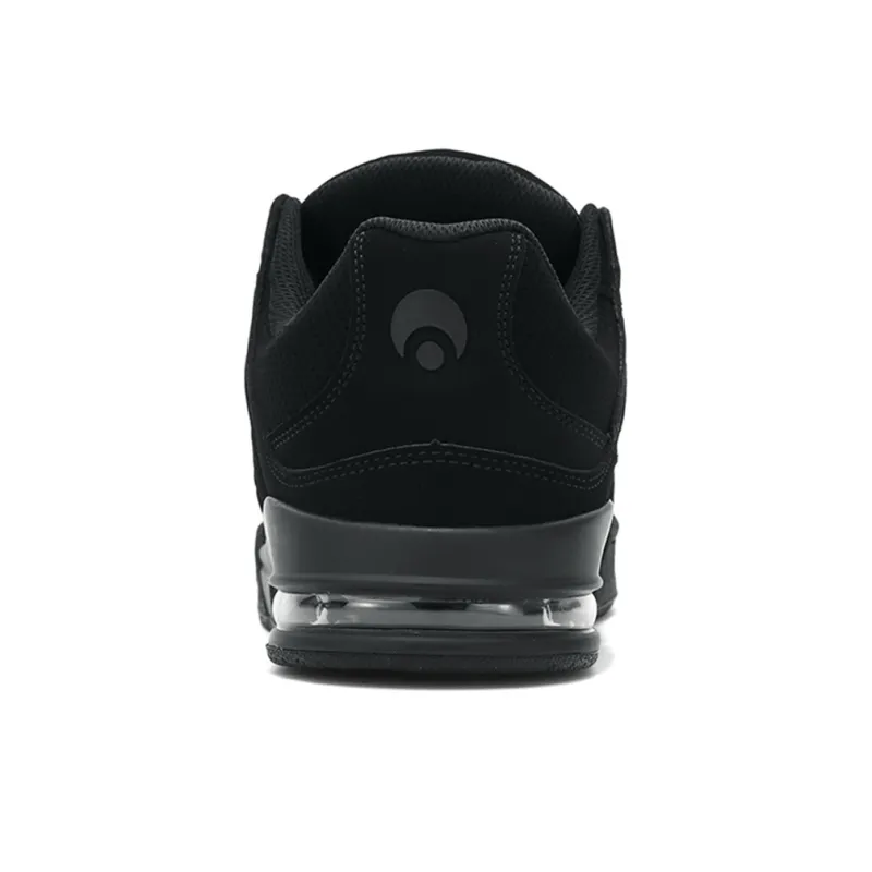 OSIRIS Coverage Slip Resistant Cushioning Wear Resistant Support Low Top Skateboard Shoes Unisex Black-3