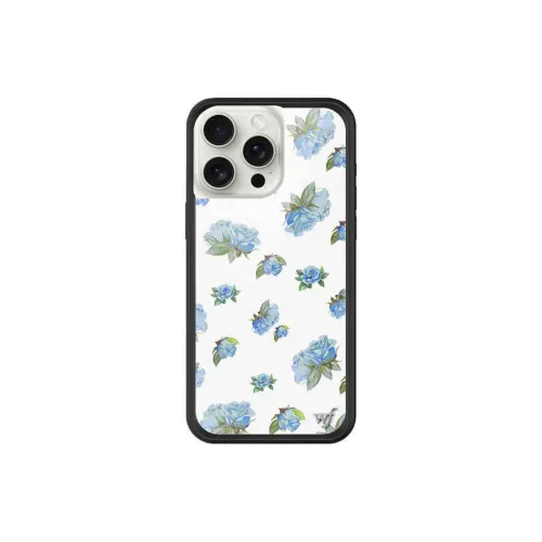WILDFLOWER Pu Material Minimalist Style Phone Cases Compatible With IPhone 16 Pro Max Refreshing