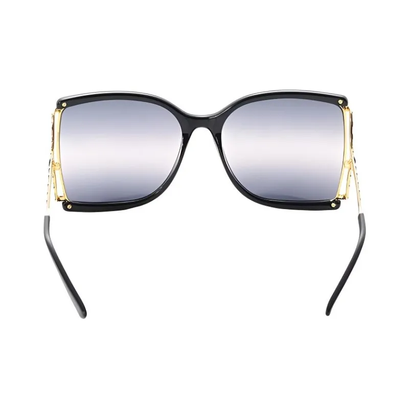 GUCCI Sunglasses Women's Black Gold-3