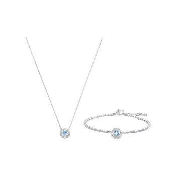 Swarovski Alloy Necklaces Women's Blue