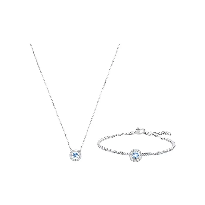 Swarovski Alloy Necklaces Women's Blue-0