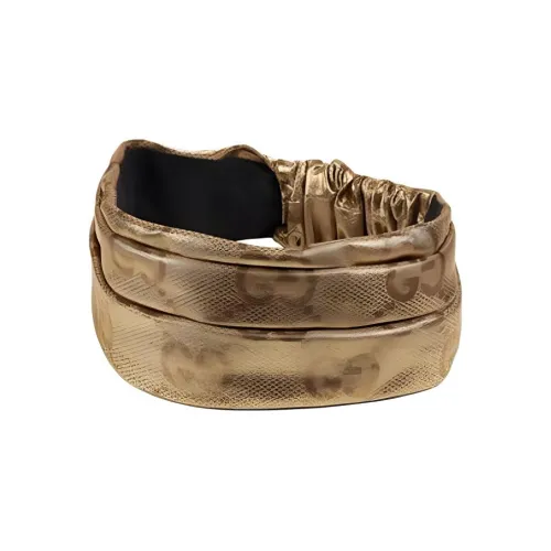 GUCCI Hair Bands Women's Gold