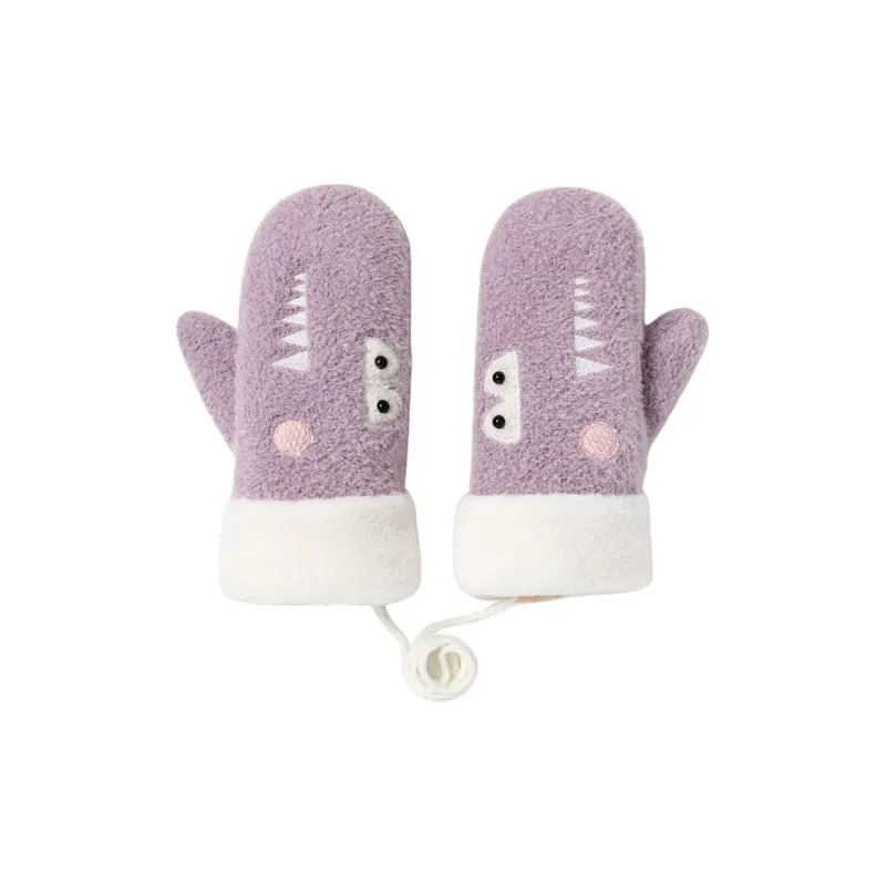 NANJIREN Thickened Knit Gloves Women's-0