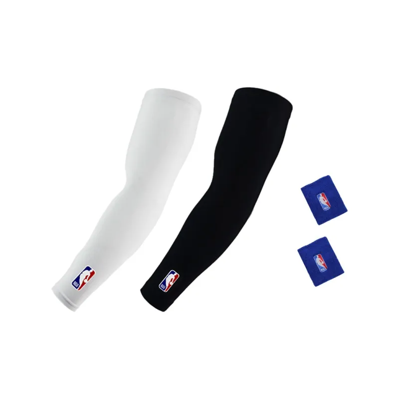 NBA Basketball Cycling Hiking Fitness Arm Guards Tight Coverage Men's Basic Protective-6