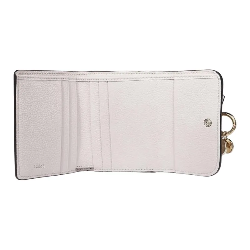 Chloe Calfskin Wallet Women's Wild Gray-2