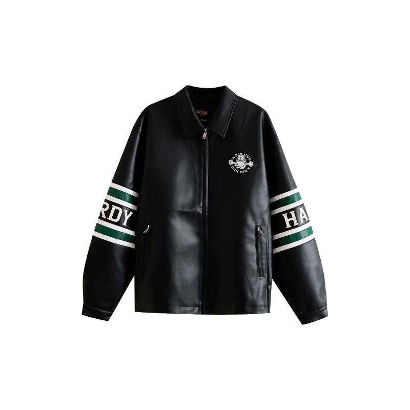 HARDY HARDY x JIAFEIMAOJIAZU Leather Jacket Unisex-1