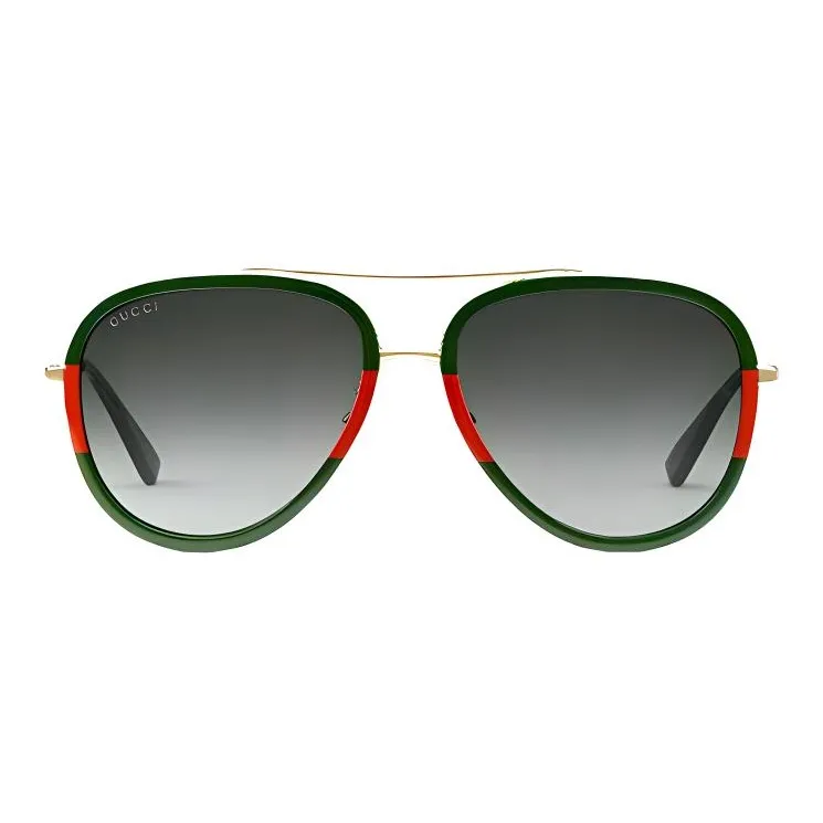 GUCCI Sunglasses Women's Red Green-0