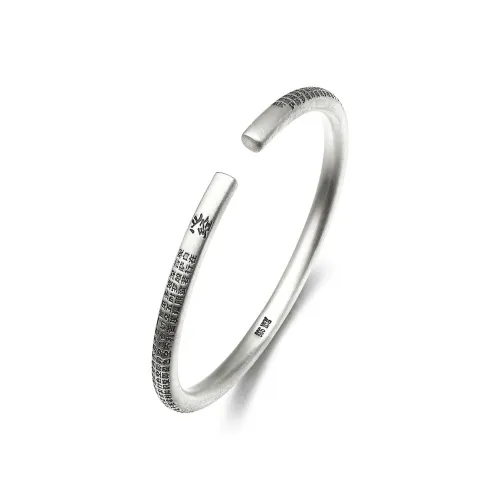 KING SIZE JEWELRY 999 Fine Silver Bangles Women's