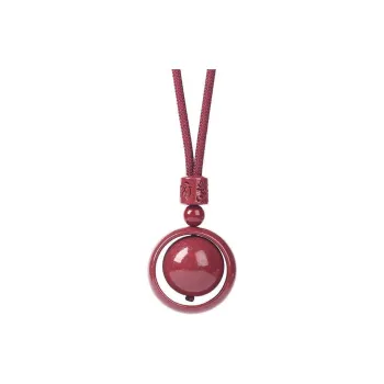 Bubble Scallops Reconstructed Cinnabar Necklaces Unisex