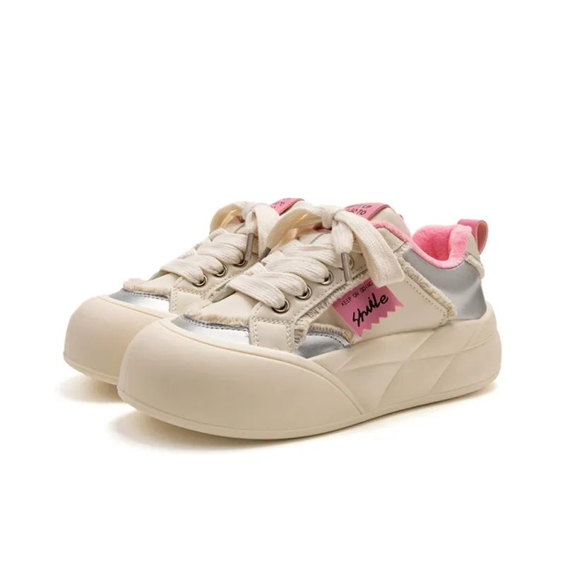 Dafu Leaps Forward Warm Water-Resistant And Wear-Resistant Low-Top Skateboard Shoes Women's-8