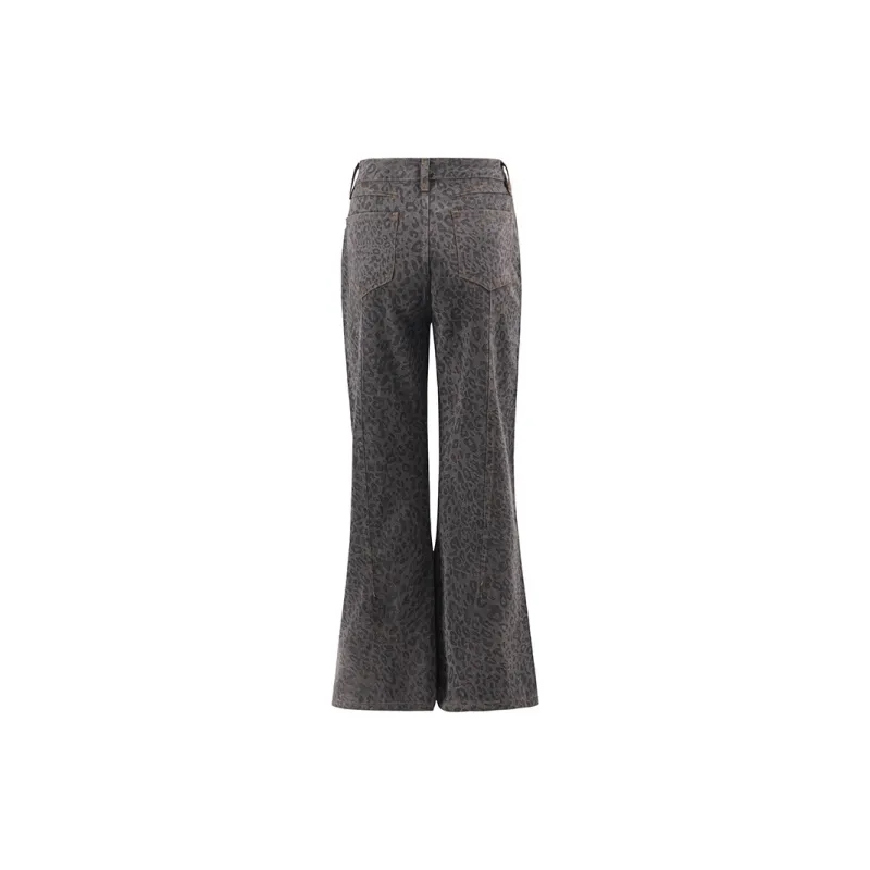 ZAVK Jeans Women's Leopard Print-1