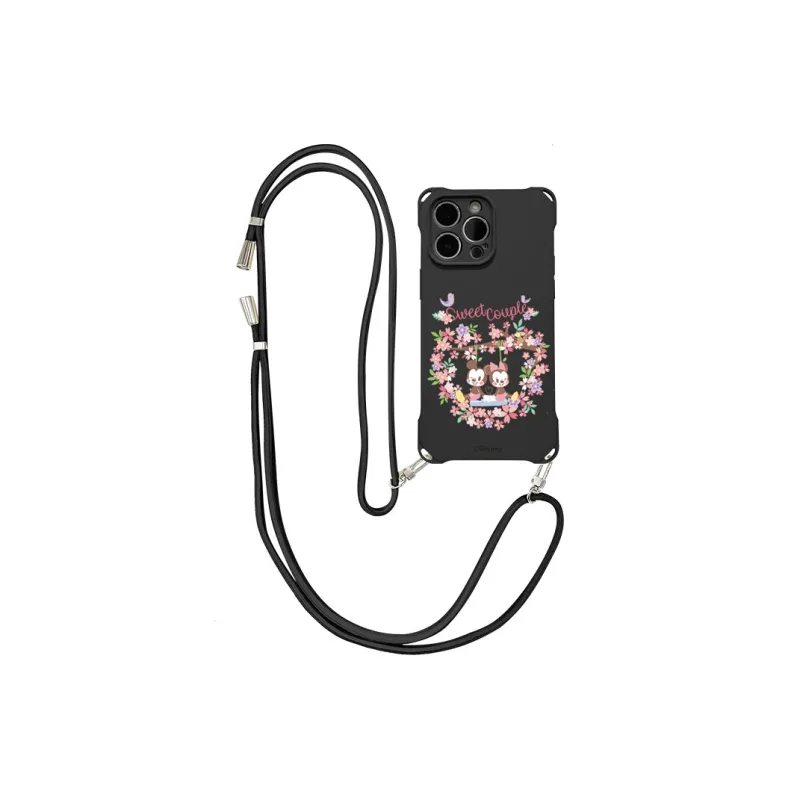 Disney Silicone Material Mickey Advanced Touch Crossbody Phone Cases Compatible With Apple 16 Pro Max/Pro/Plus/15/14/13-8