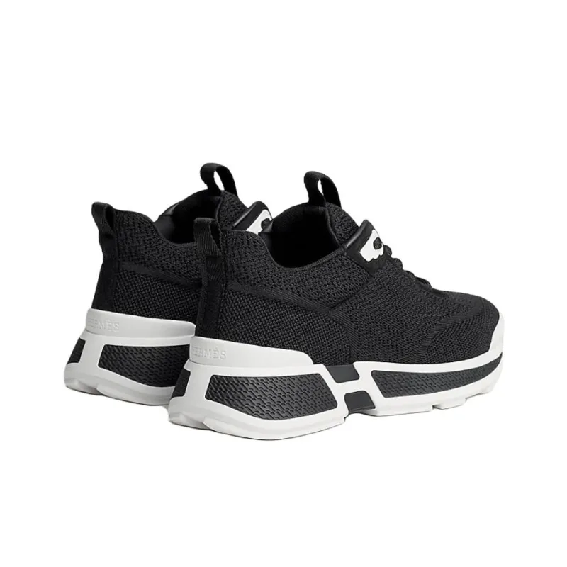 HERMES Heros Low Top Casual Shoes Women's Black-2