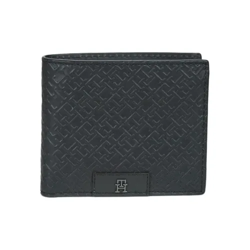 Tommy Hilfiger Cow Leather Wallet Men's Black