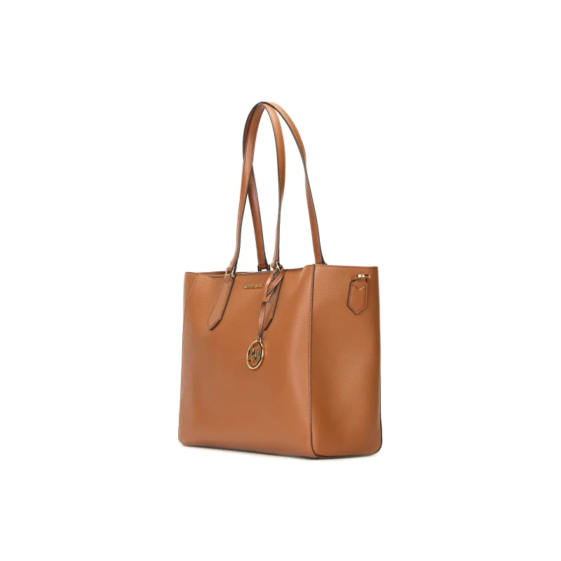MICHAEL KORS MK Maisie Leather Tote Bag Shopping Bag Crossbody Bag Shoulder Bag Large Size Women's Caramel-1