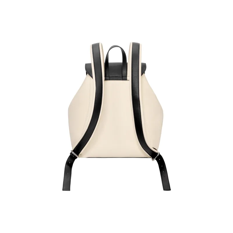 OMTO PVC Polyvinyl Chloride Backpack Regular Unisex Oat Bran-3