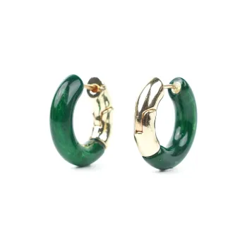 HYMAN KEVIN Copper Alloy Resin 925 Sterling Silver Earrings Women's