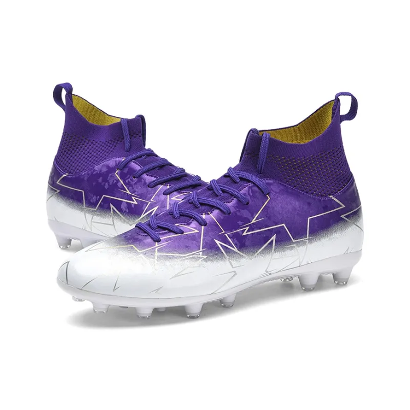 Wooden Rabbit AG Short Rubber Studs FG Long Rubber Studs Soccer Shoes Unisex-3