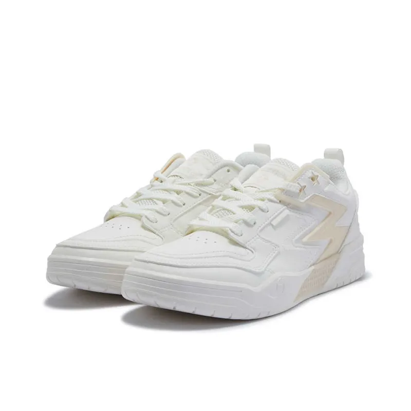 361° Anti Slip Wear Resistant Mid Top Skateboard Shoes Men's Ecru-2