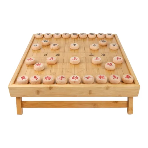 Miao Ji Chinese Chess Bamboo Chessboard Beech Wood Chess Table Board Games