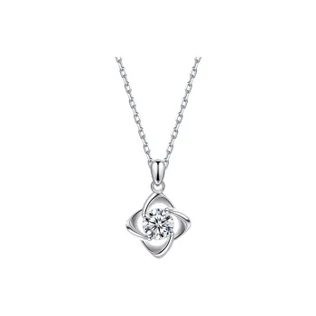 SINO GEM 999 Fine Silver Necklaces Women's