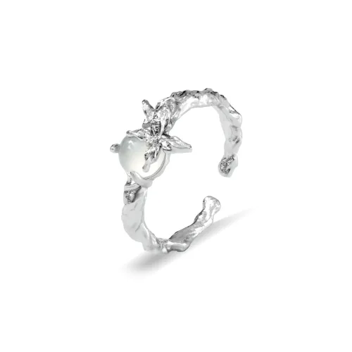 MUSHIFEN Chalcedony Rings Women's